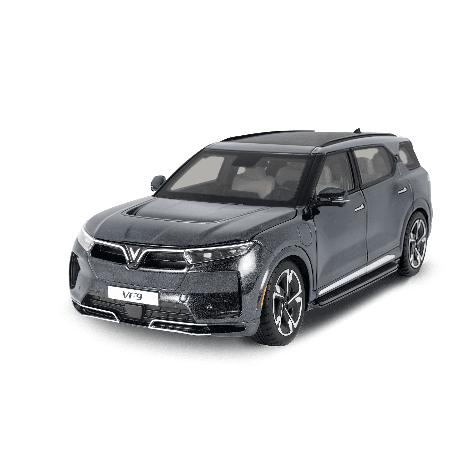 Mô Hình Xe VinFast VF 9, Neptune Grey, large